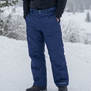 Columbia Men’s XL Navy Outdoor Snow Pants Insulated Winter Ski Hiking Pants Blue